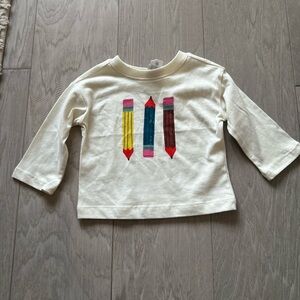 Hanna Andersson Long Sleeve Shirt, Size: 3-6 MO